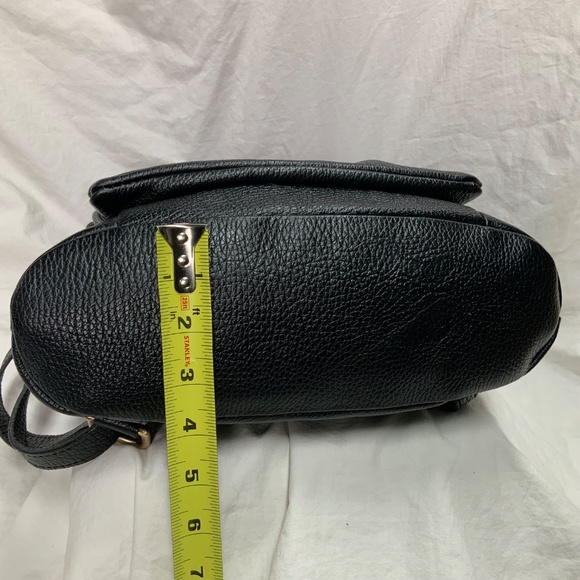 Divina Firenze Black Leather Backpack - Picture 7 of 11